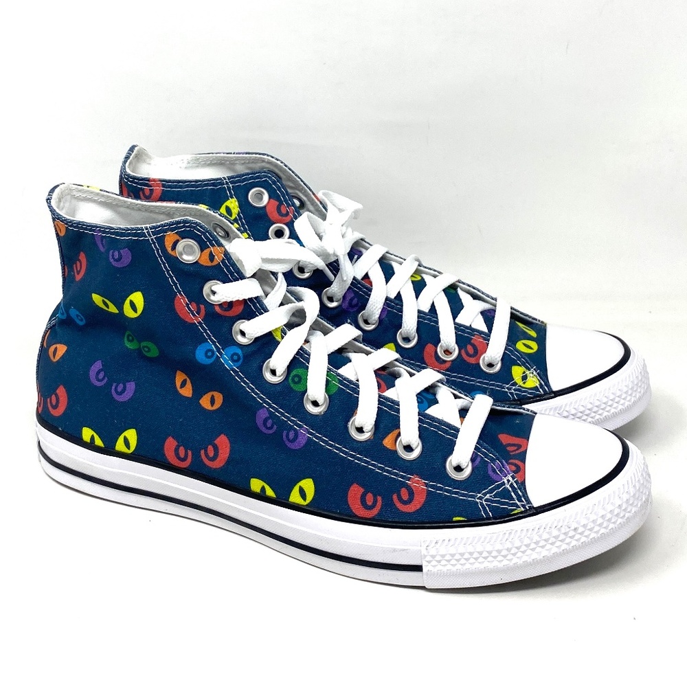 Converse CTAS Hi Spooky Blue High Top Men’s Canvas Sneakers Size Skate A02380C - Picture 2 of 9